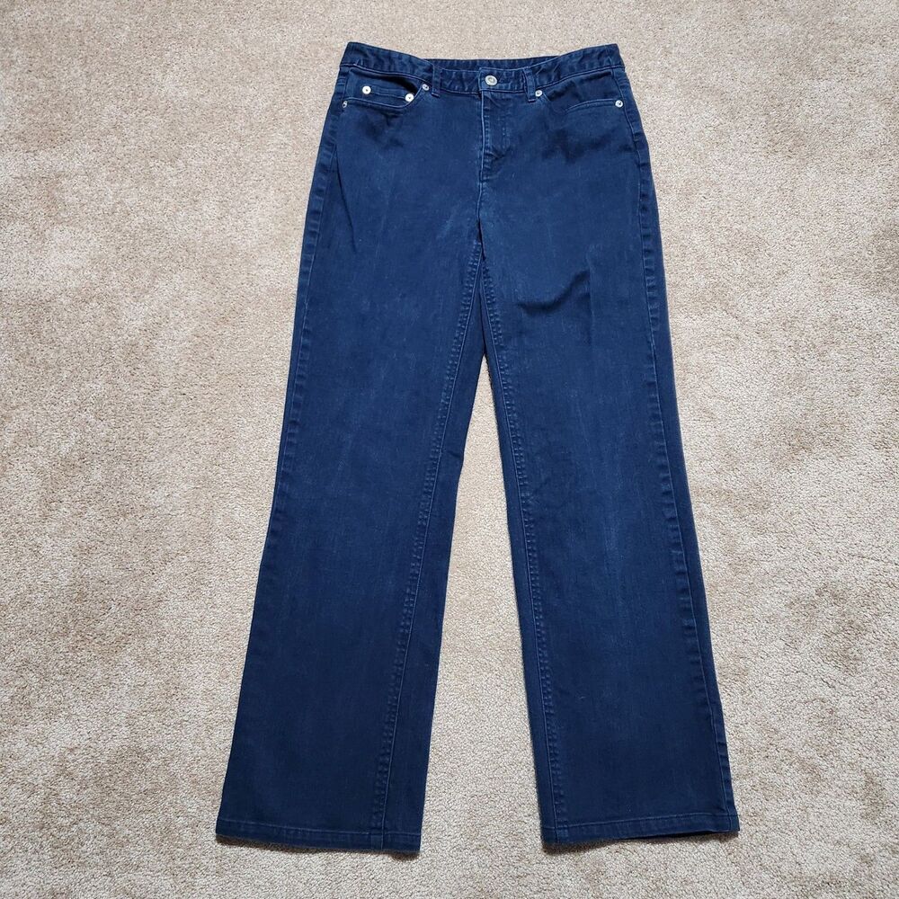 Talbots Jeans Women 8 Mid Rise Straight Leg Hong Kong